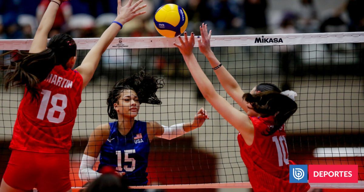 Chile no pudo ante las favoritas: cayó dando pelea ante EEUU en Mundial Sub 17 de Voleibol