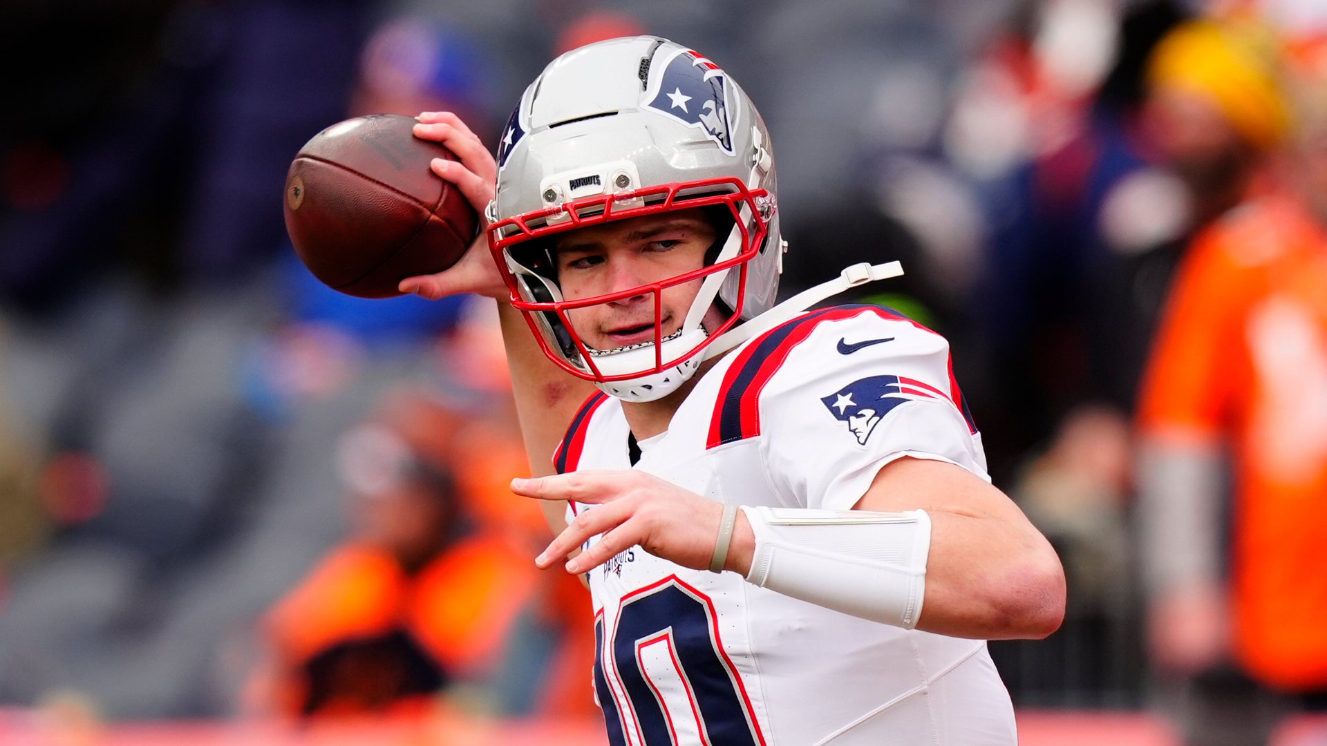 Patriots’ Drake Maye Limited In First Practice Before Super Bowl LX