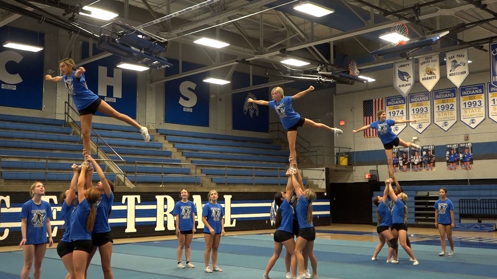 Area cheerleading teams place high at weekend competition