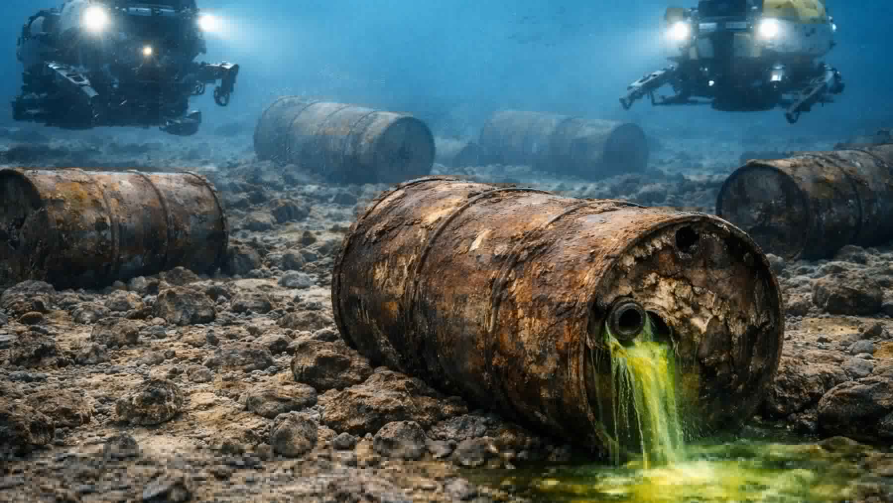 Residuos radiactivos de EE. UU. frente a California: 27 barriles siguen contaminando el océano medio siglo después
