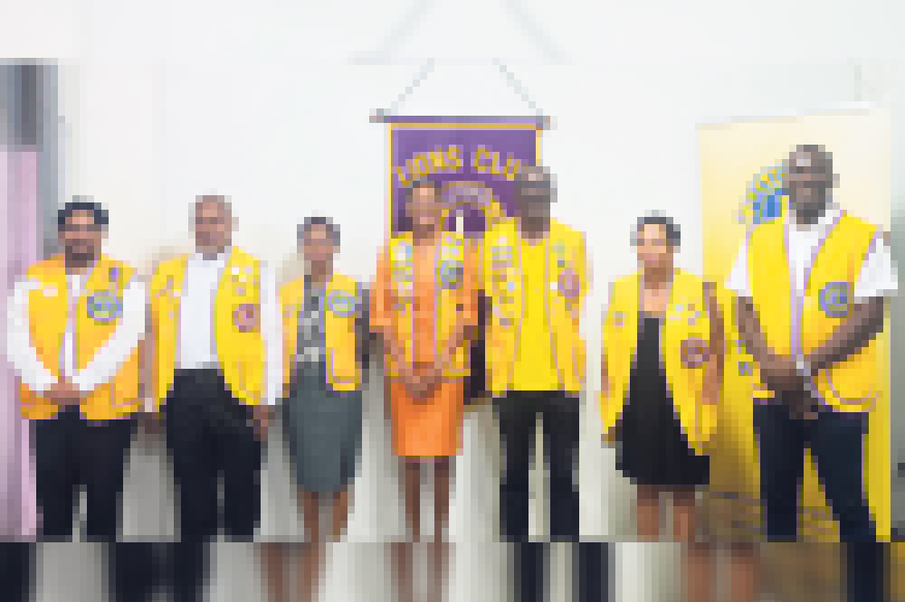Michael John returned as head of the new Lions Club South Board