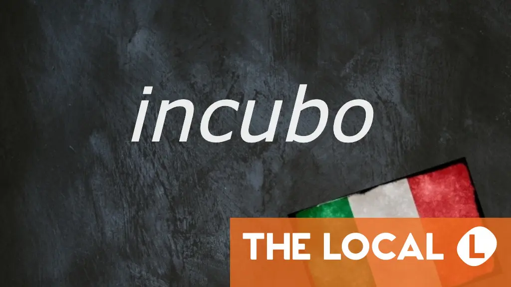 Italian word of the day: 'Incubo'