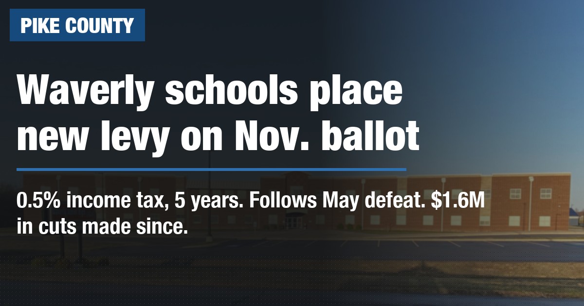 Waverly schools place new operating levy on November ballot