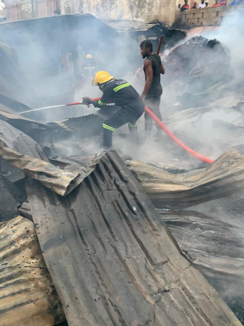 Firefighters salvage six COCOBOD warehouses following Asafo fire