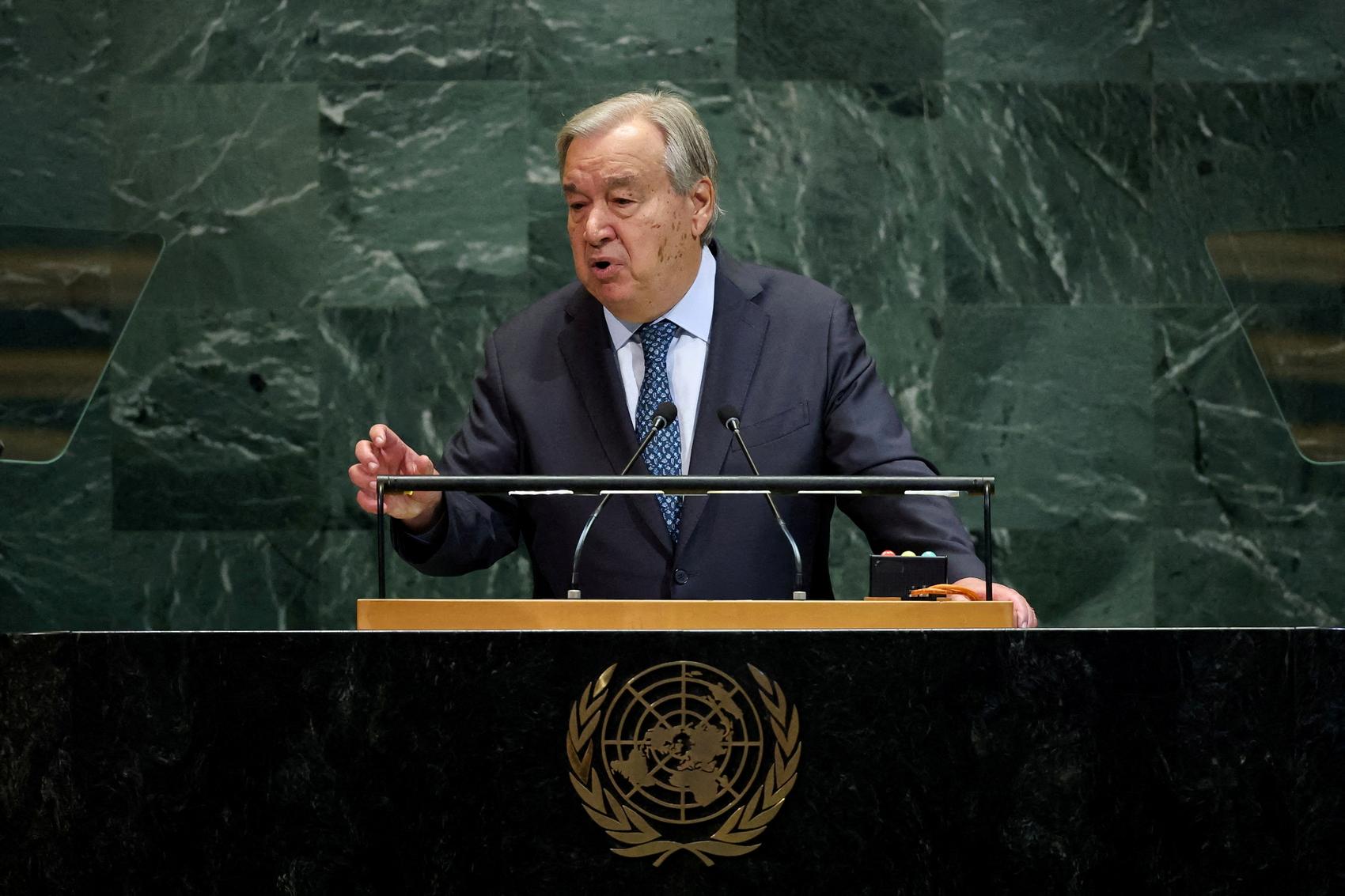 U.N. chief says global problems will not be solved by one power 'calling the shots'