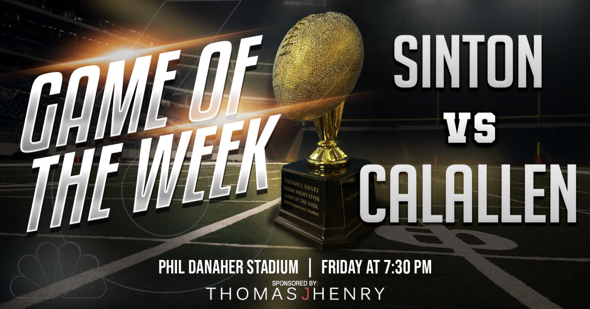 Sinton and Calallen's final test before district is Game of the Week