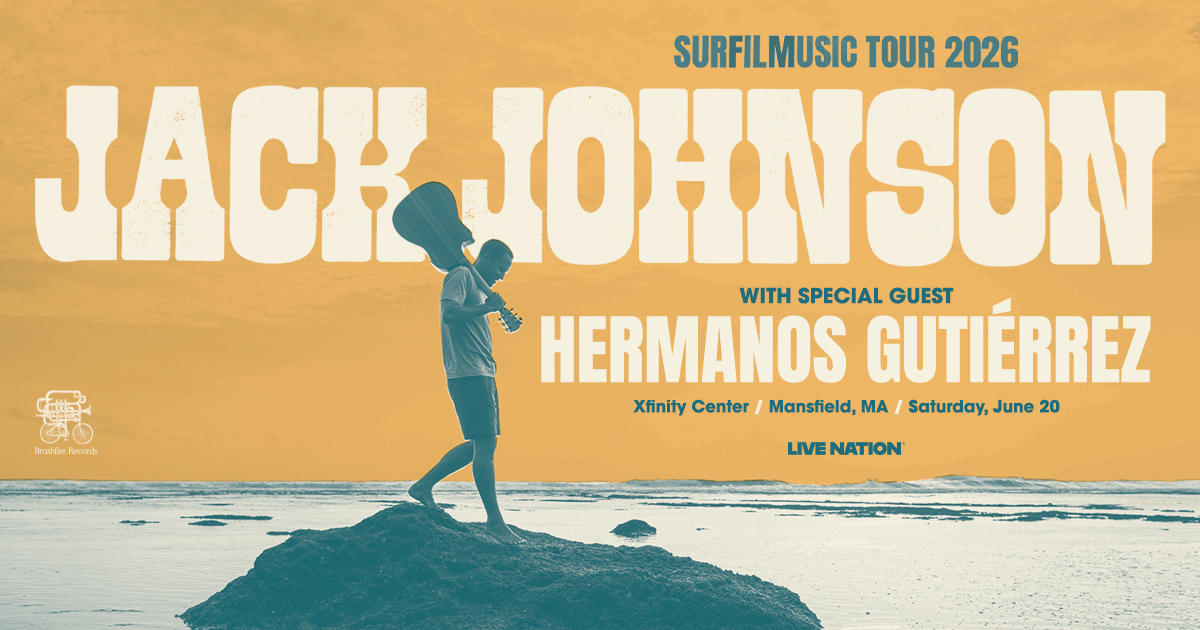 Jack Johnson @ Xfinity Center & Leader Bank Pavilion