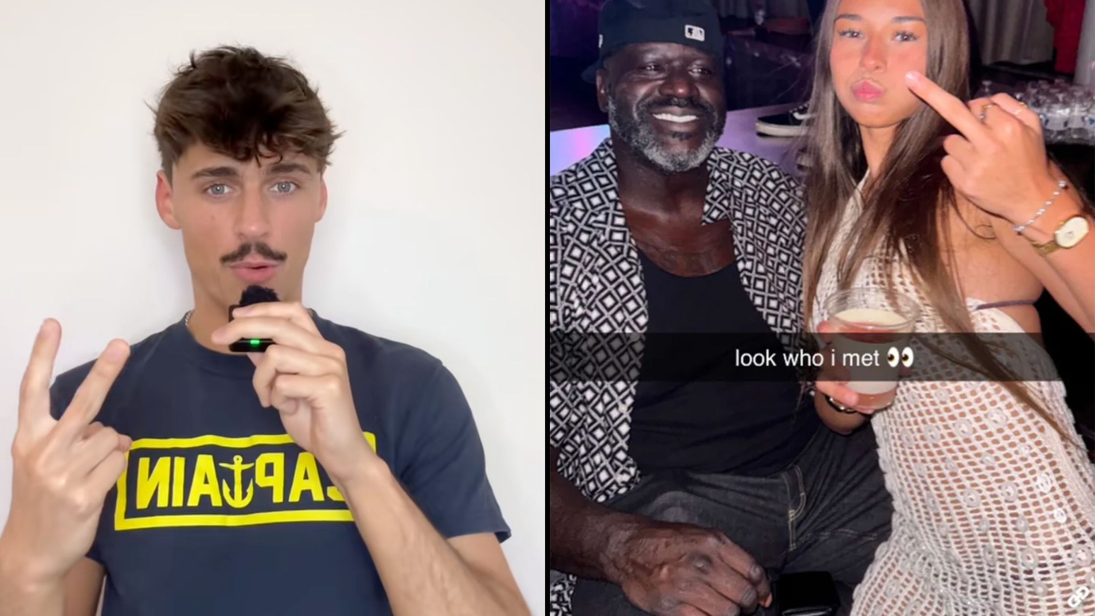 Shaq threatens to date TikToker’s Mom and give him a brother after Sophie Rain dating rumor goes viral