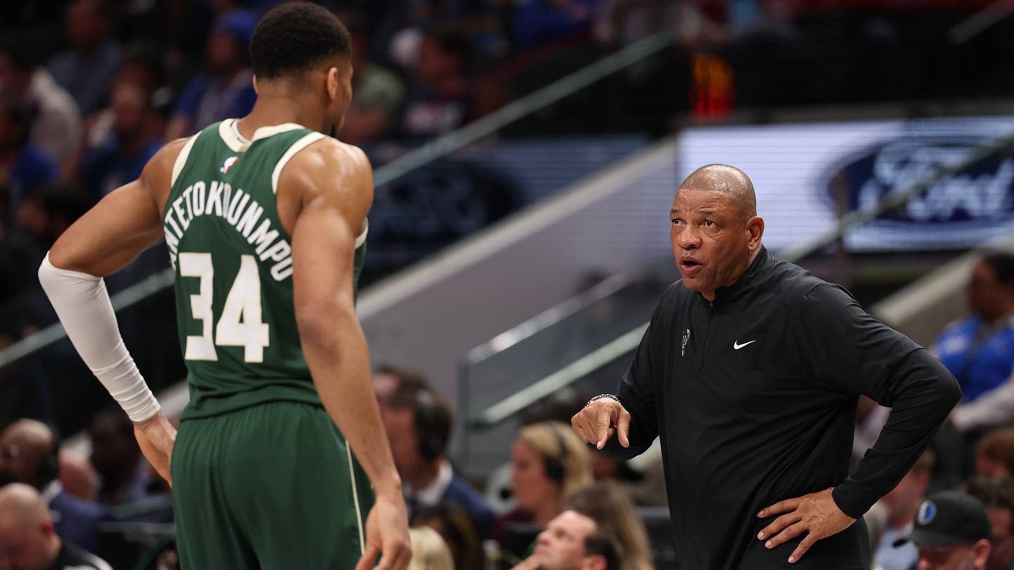 Bucks' brass is trying to sell Giannis on their future in the saddest way possible