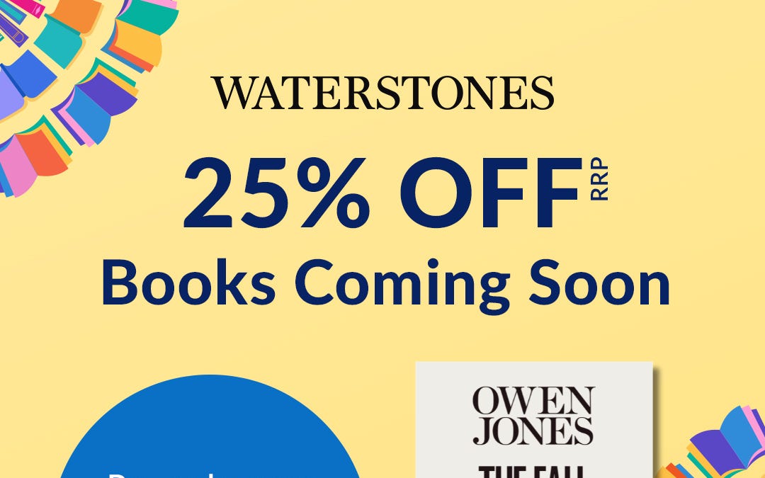 Whoop! 25% off if you pre-order my new book