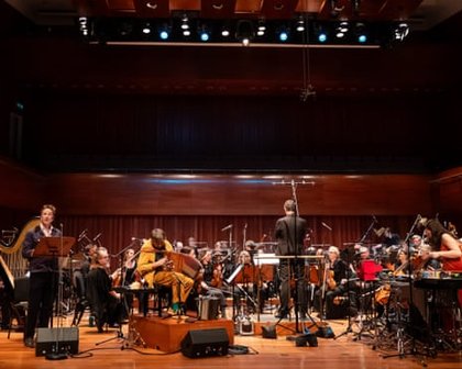Earth and Other Planets review – reimagined Holst with harmonica and a hoedown