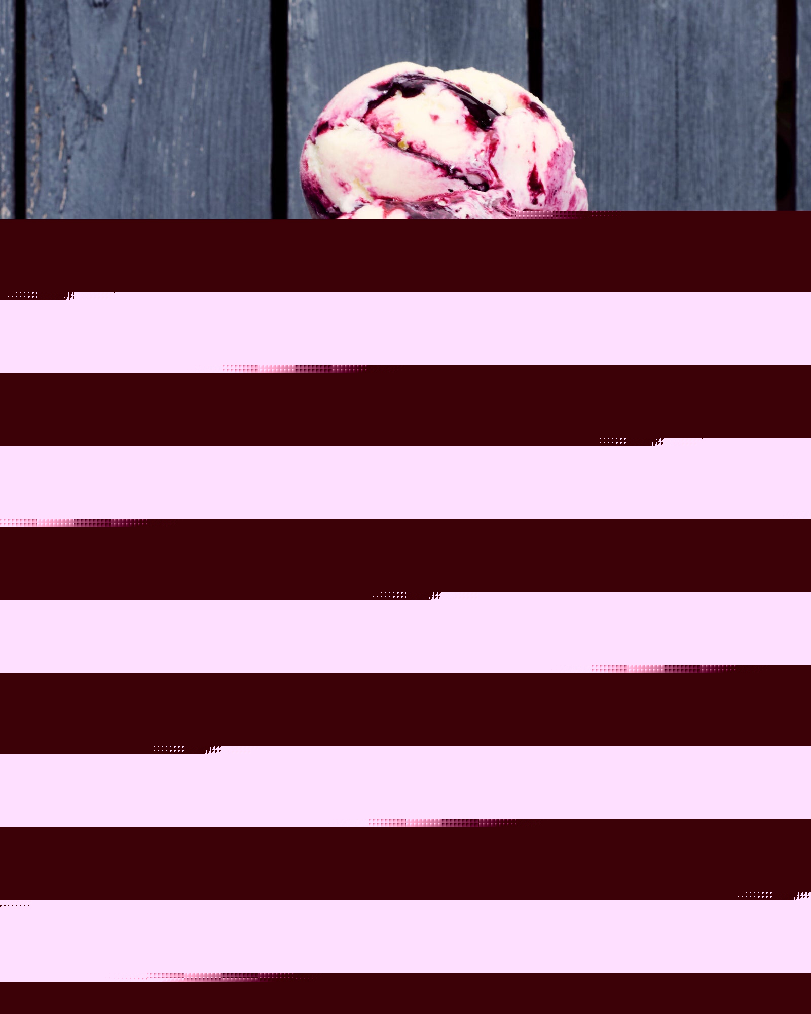 Sweet Corn and Black Raspberry Ice Cream