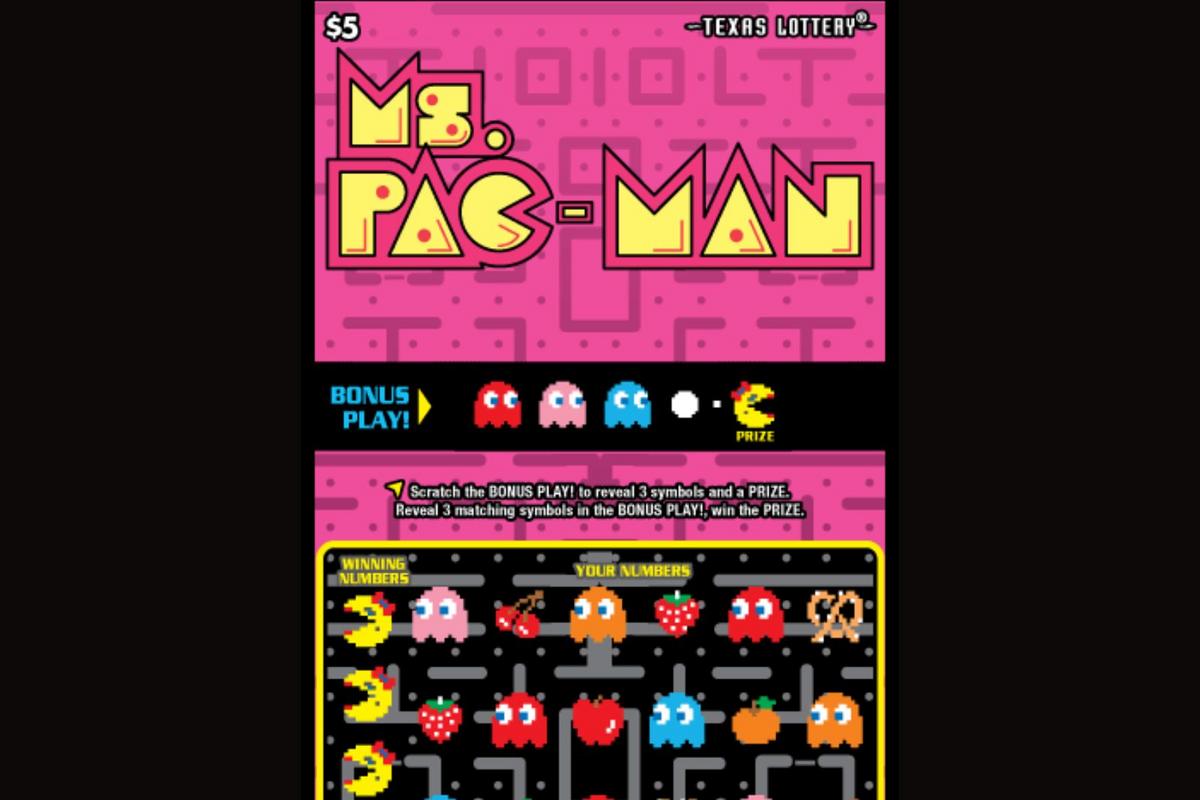 Odds On The New $5 Ms. Pac-Man Texas Lottery Scratch-Off