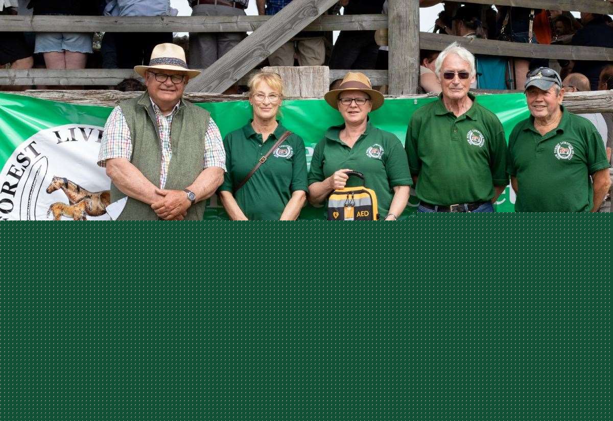 New defibrillator kit installed at Beaulieu Road Sales Yard.