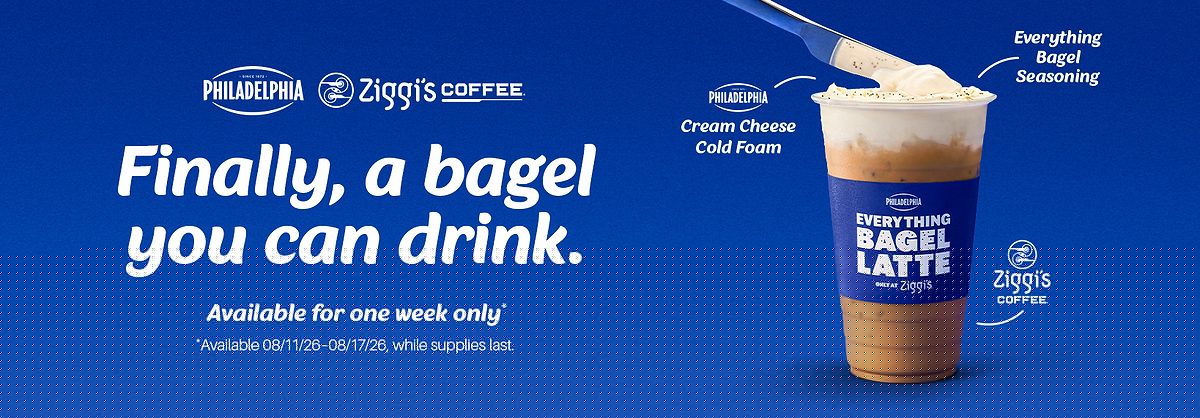 Philadelphia announces the Everything Bagel Latte