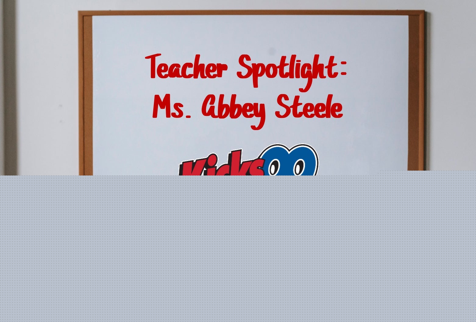 Teacher Spotlight: Ms. Steele