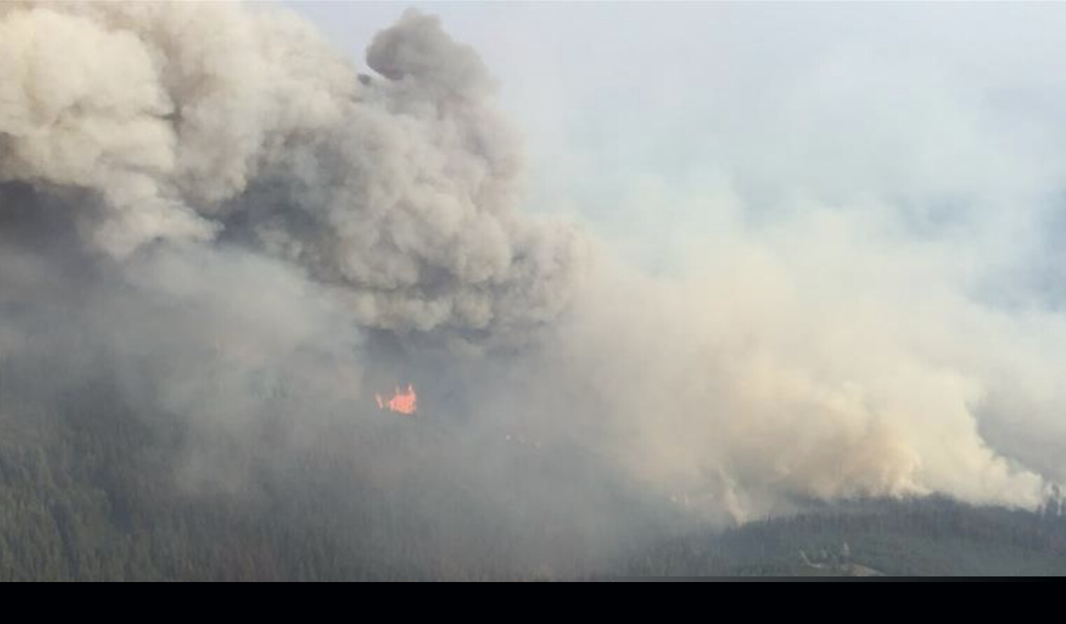 Brunswick Complex Wildfire makes 5-kilometre run overnight, forces further evacuations (Kamloops)