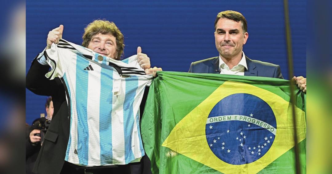 Cascas de banana e ‘cortina de fumaça’: os bastidores do choque de Milei para Flávio e Lula