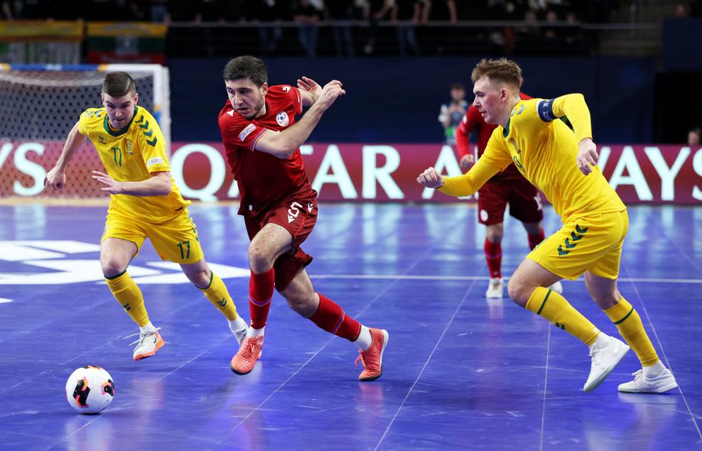 Futsal EURO 2026 – Armenia Tops Group B After 3–3 Draw with Lithuania, Will Face Croatia in Quarter Finals