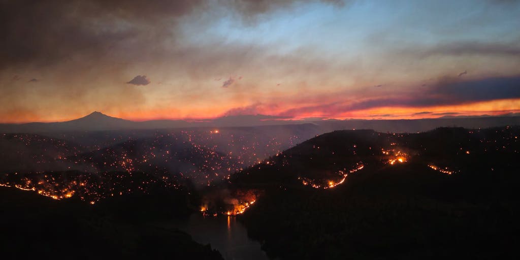 Northwest wildfire season surpasses 1 million acres burned as major fires continue to spread