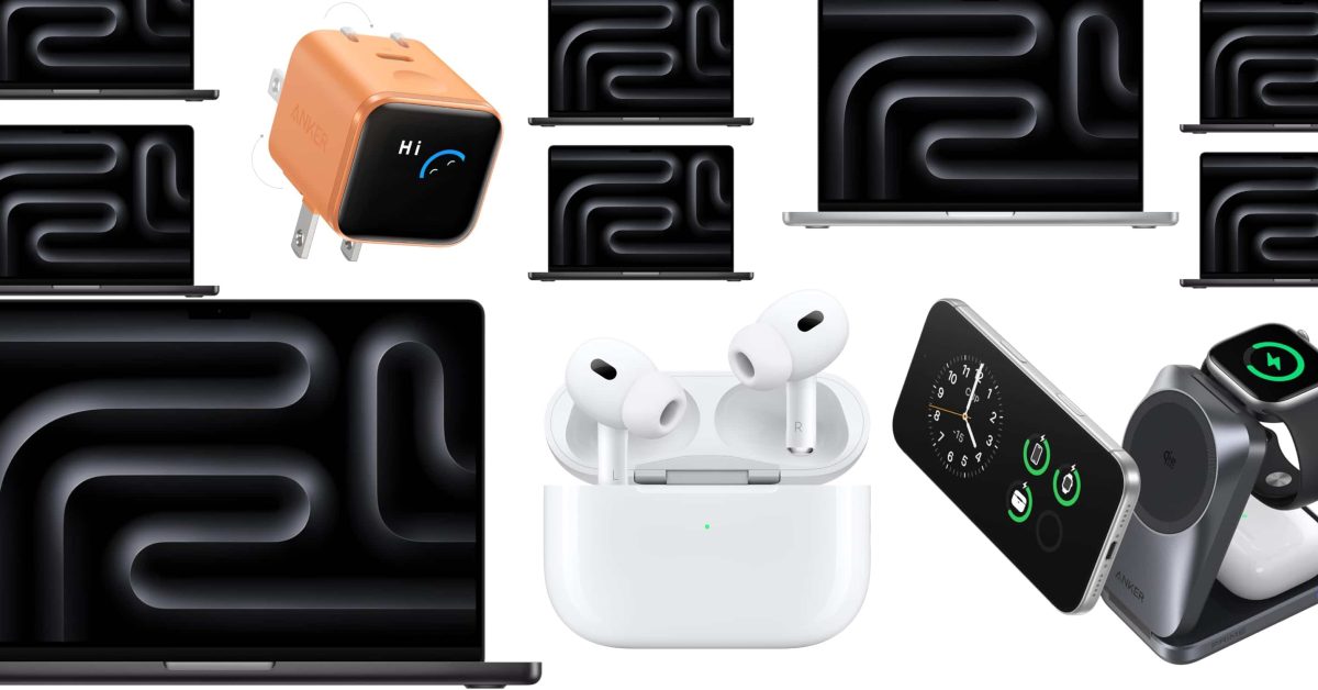 Deals: M5 MacBook Pro $300 off, AirPods Pro 3, Apple Sport Bands, Anker 3-in-1 Qi2 25W MagSafe charger, more