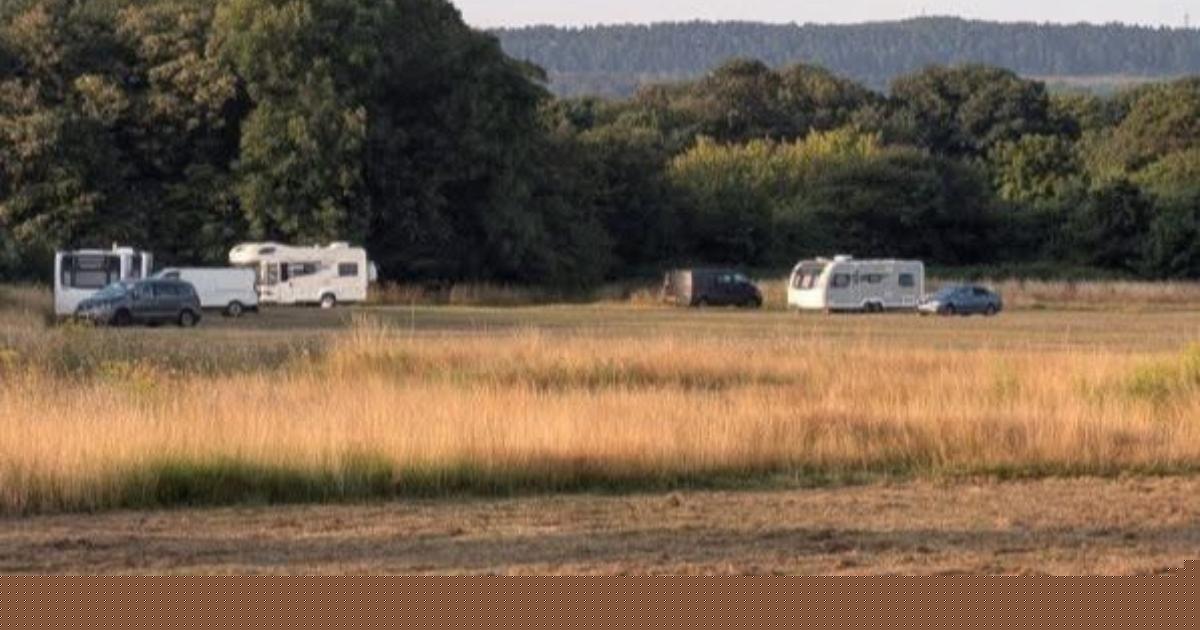Officers to move in on encampment after travellers' caravans pitched on showground