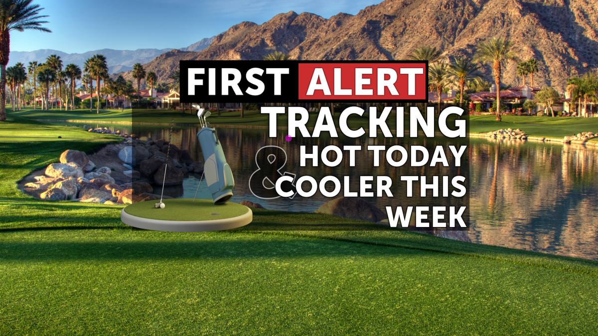 Hot today with relief around the corner