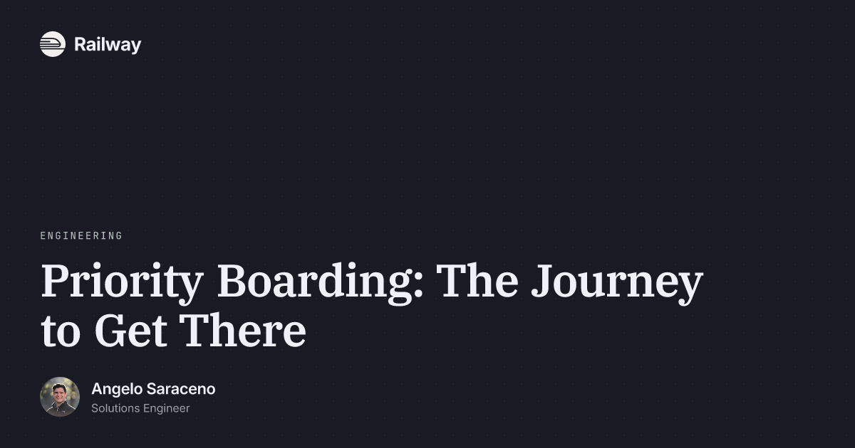 Priority Boarding: The Journey to Get There