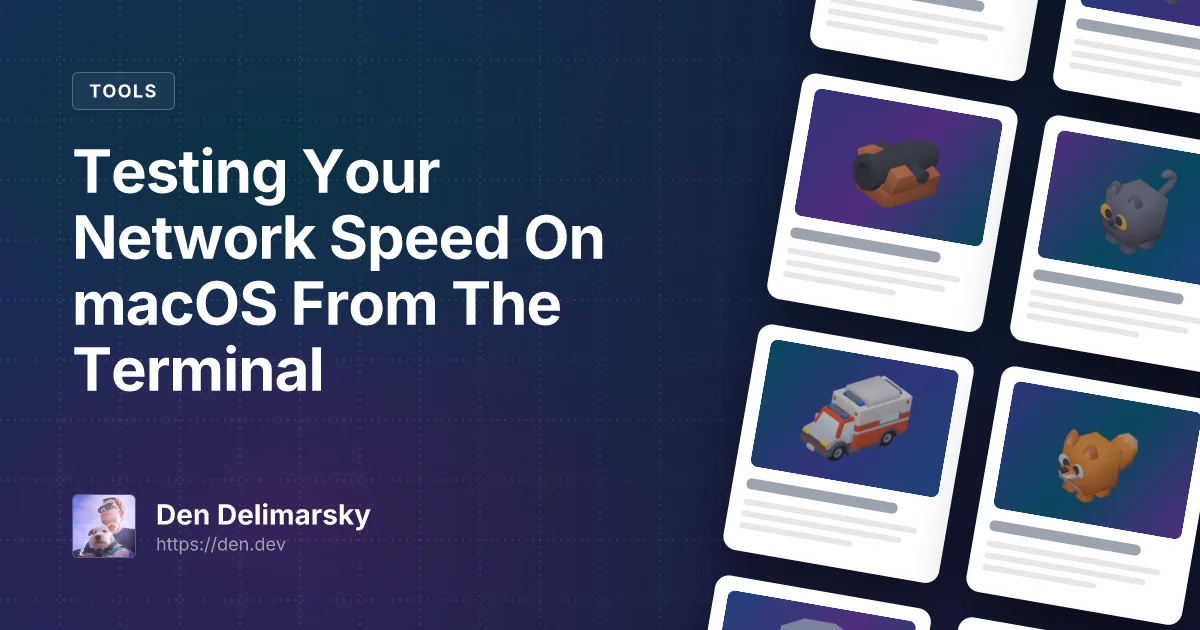 Testing Your Network Speed On macOS From The Terminal