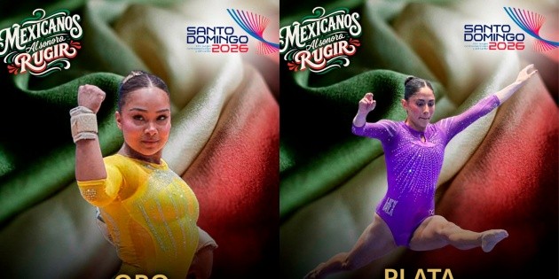 Victoria Mata y Natalia Escalera brillan en la gimnasia por aparatos en Santo Domingo