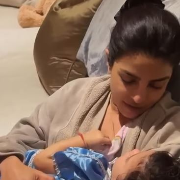 Priyanka Chopra teaches Durga Saptashati mantras to daughter Malti