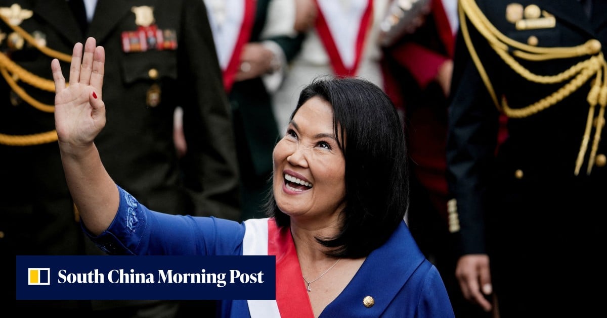 Keiko Fujimori sworn in as president of Peru following narrow election victory
