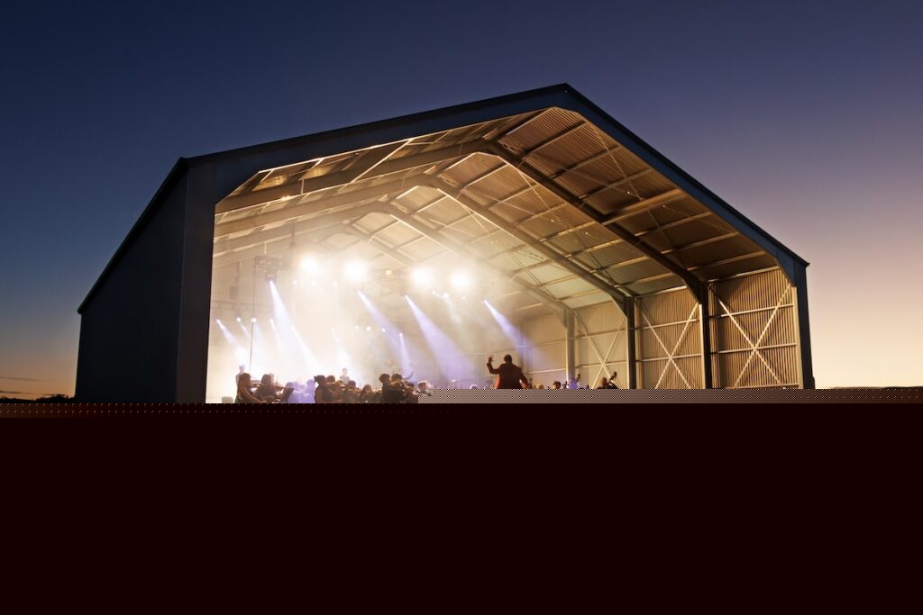 Stratco puts a full orchestra in a big shed in the Flinders Ranges in new campaign via NATION