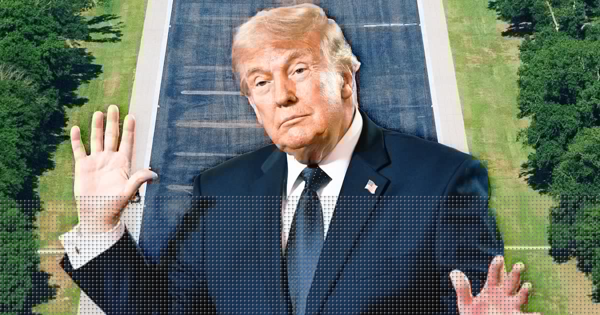Opinion: Is This Trump’s Latest Attempt to Cover Up His Reflecting Pool Debacle?
