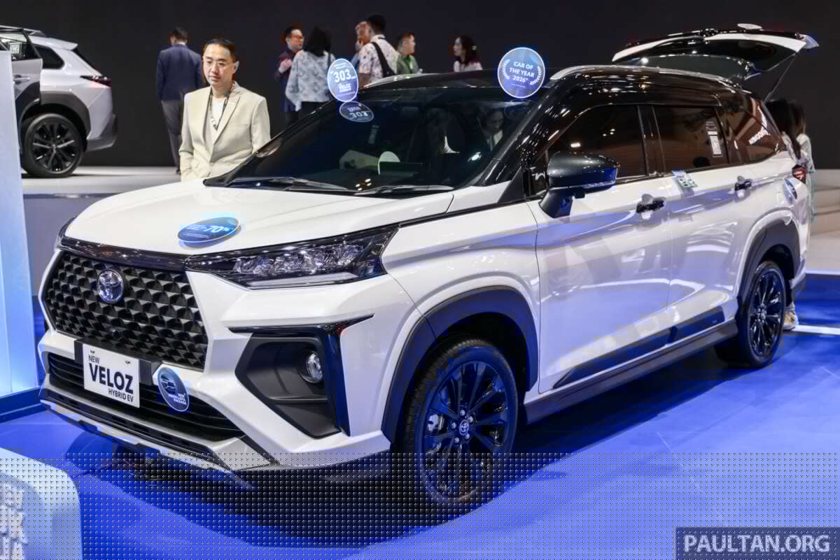 Toyota Veloz Hybrid on display at GIIAS 2026 – 1.5 hybrid, RM69k-88k; is a Perodua Alza hybrid possible?