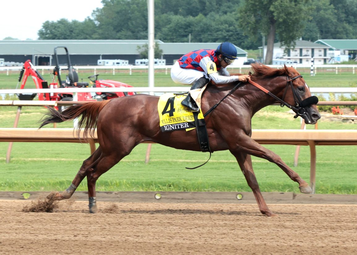 Igniter Too Hot to Handle in Ellis Park Derby