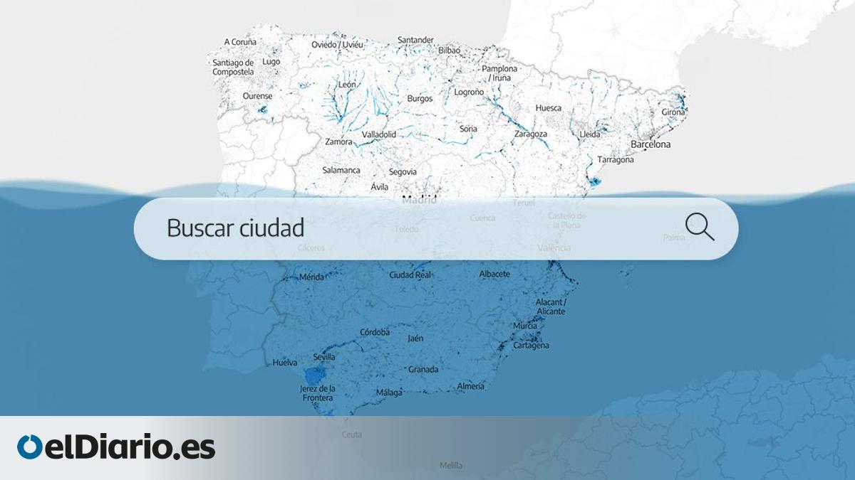 ¿Está tu casa en una zona inundable? Descúbrelo en este mapa, calle a calle