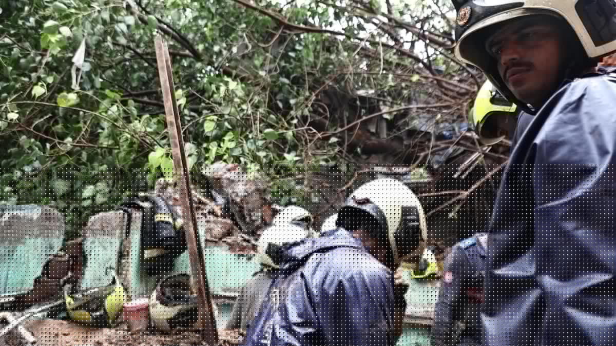 Mumbai landslip LIVE: 2 feared dead, several trapped; rescue operations underway