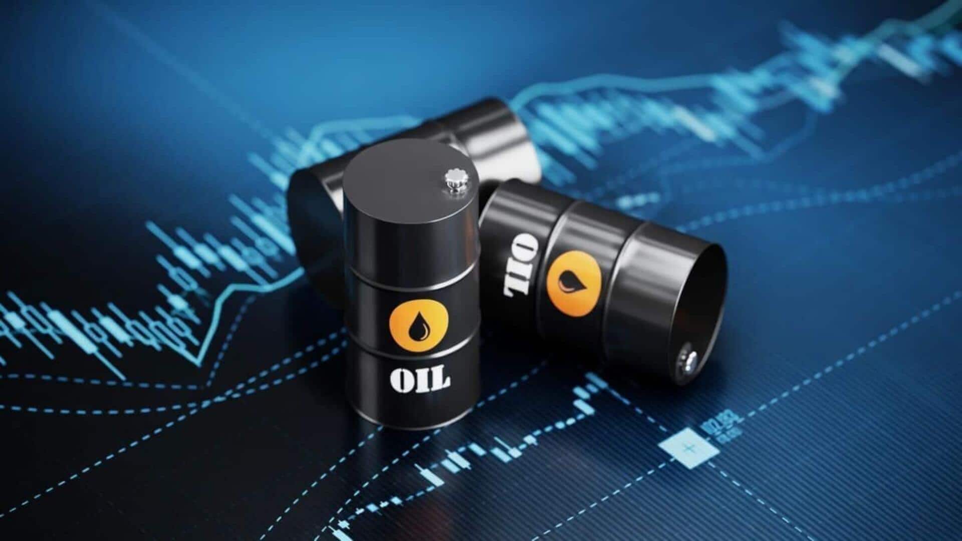 Oil prices fall below $90