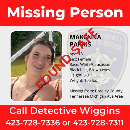UPDATE: Missing 13-year-old found safe