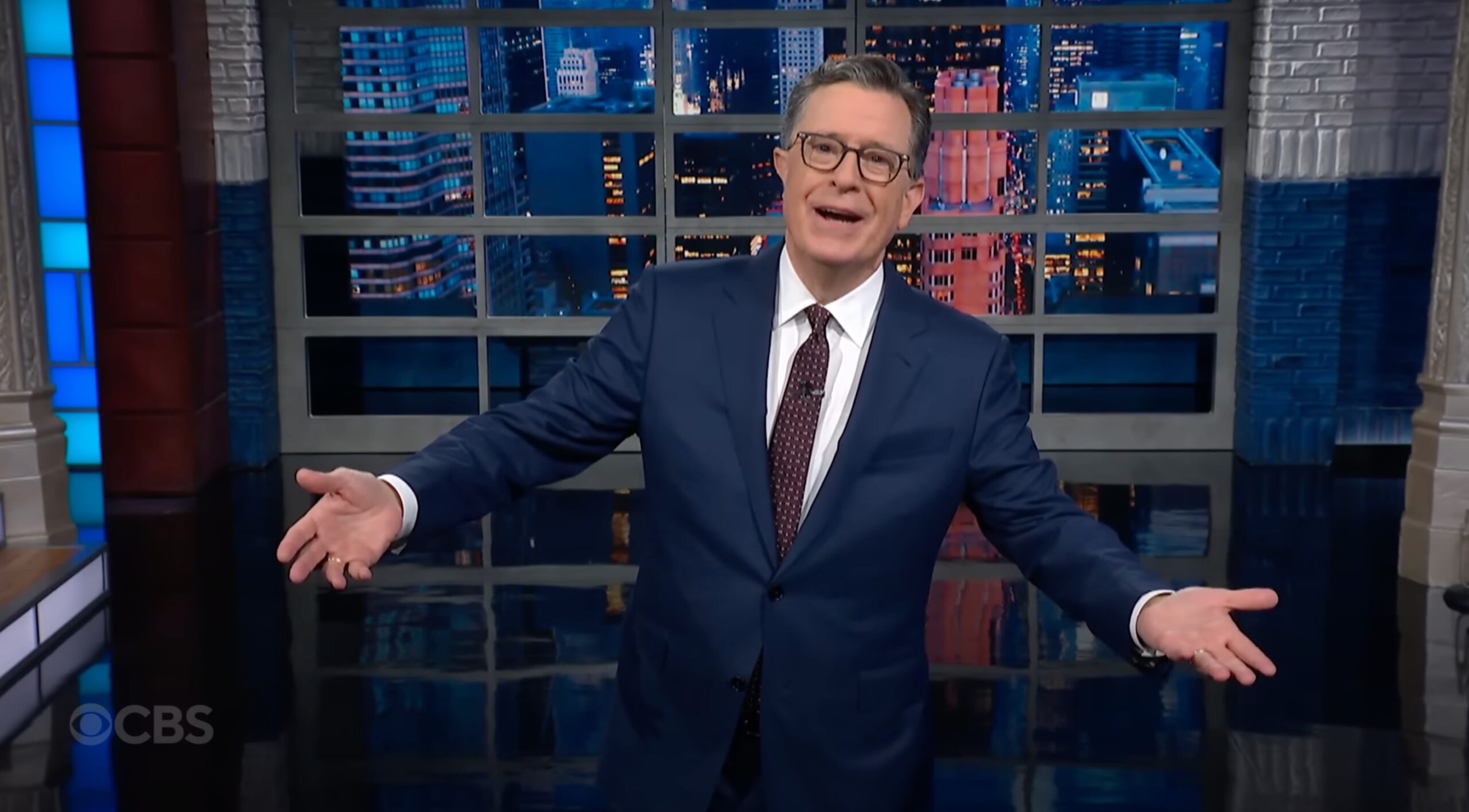 Stephen Colbert Flips JD Vance’s Trump Defense With X-Rated Sombrero-Sofa Meme