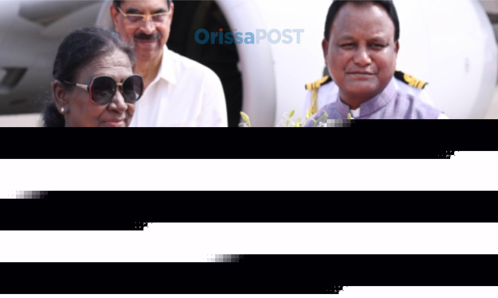 President Murmu arrives in Odisha on three-day official visit