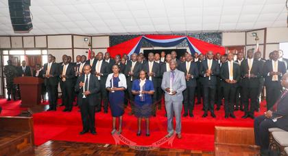 DEFENCE COLLEGE OF HEALTH SCIENCES CONGREGATES A CANDLE LIGHTING AND CLOSING CEREMONY AT LANG’ATA GARRISON