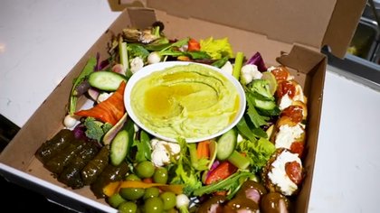 The Dish: Fava bean hummus mezze plate from Gloria Sports and Spirits in Warrington, Pa.