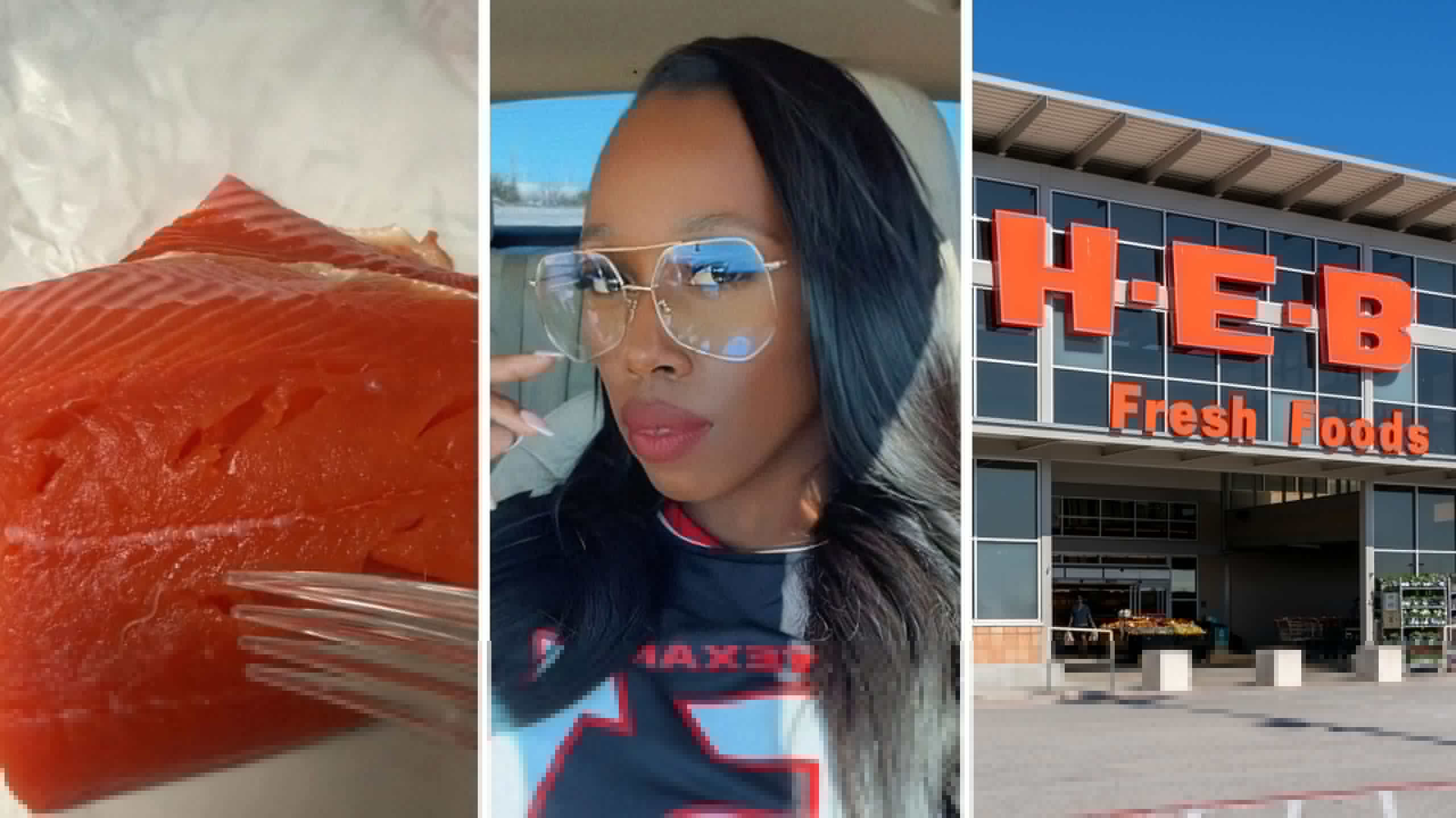 Texas Woman Buys Salmon From H-E-B. Then She Pokes It With a Fork and Something Starts Moving