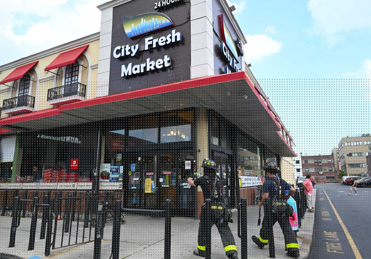 Four shoppers injured in partial ceiling collapse inside a supermarket on Broadway in Astoria: FDNY