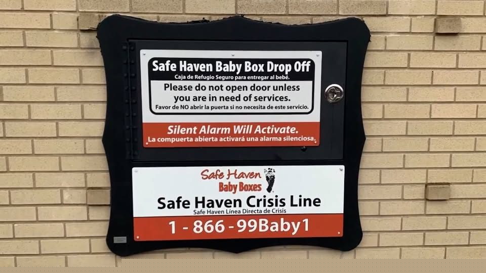 McKenzie Fire Department Safe Baby Box Dedication Set