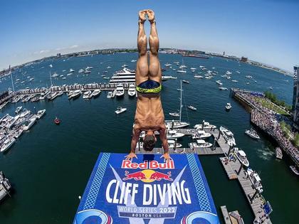 Red Bull Cliff Diving World Series Returns to Boston Harbor for Two-Day Event