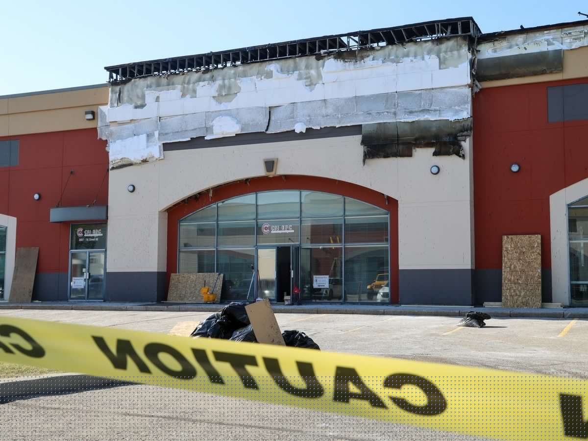 Northeast skies darkened by Tuesday evening warehouse blaze
