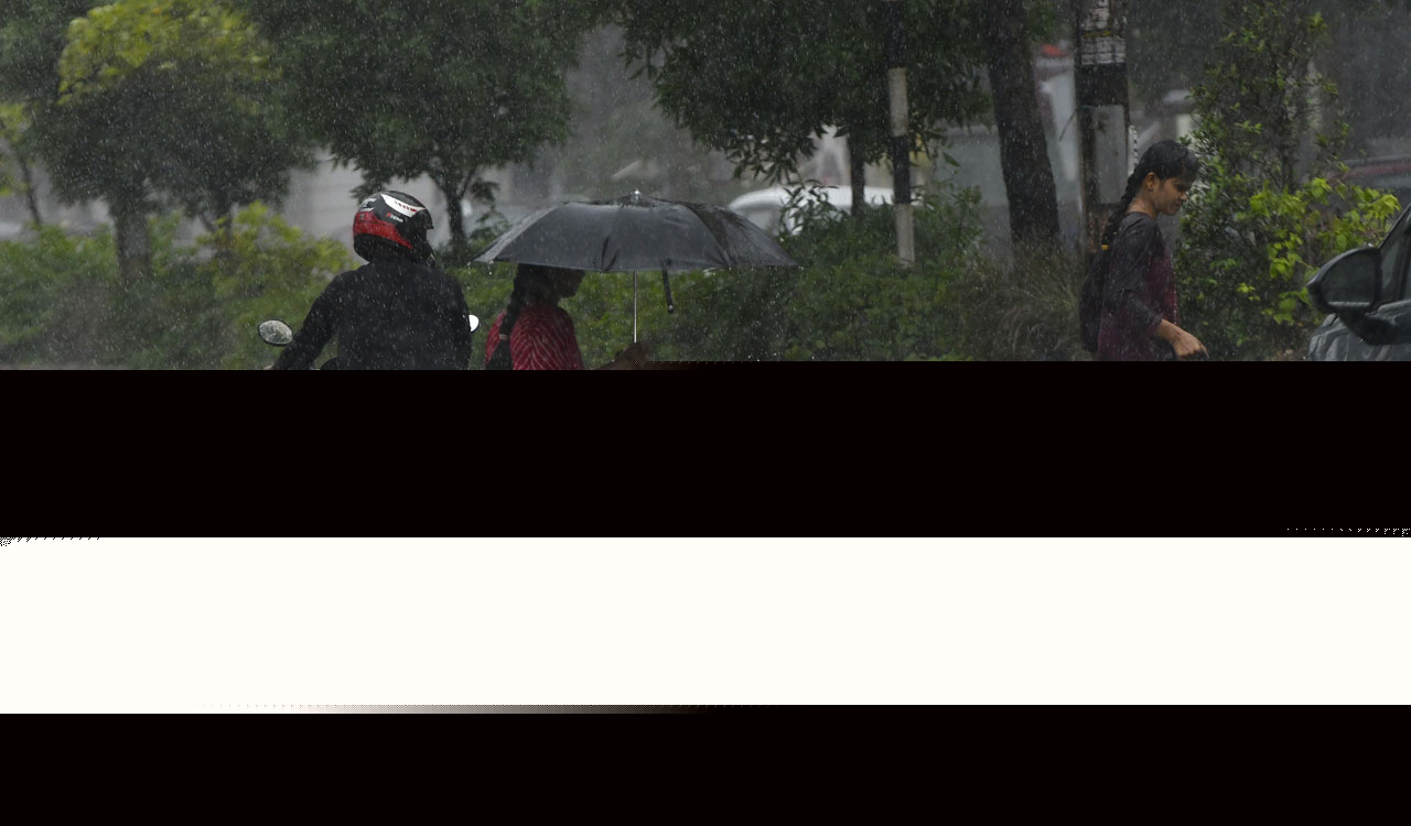 Hyderabad rains: Heavy showers lash central parts of city